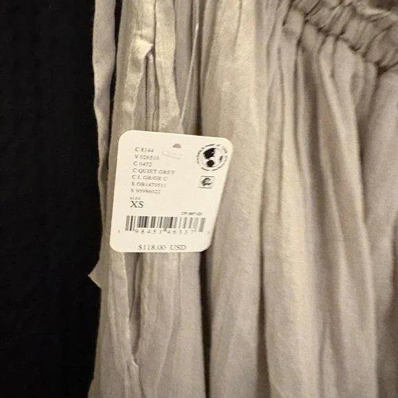 Free People Taking Sides Maxi XS Color: Quiet Grey NWT - Picture 5 of 6